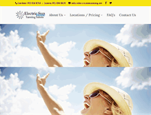Tablet Screenshot of electricsuntanning.net
